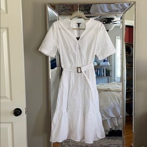 Who What Wear Medium White Dress